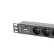 3. Lanberg RACK Power Strip PDU-03E-0200-IEC-BK (3 x Type E; 10 A; 2 m; black)