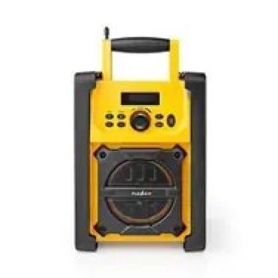 15. Nedis RDFM3100YW radio Workplace Digital Black, Yellow