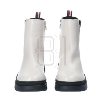 9. Tommy Hilfiger Bootie Ivory ankle boots T3A5-33058-1355101-101