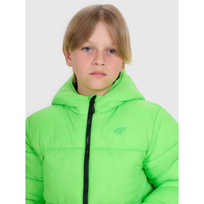 4. Boy's down jacket with synthetic filling 4F 4FJRAW25TDJAM0809-45N