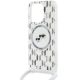 4. Karl Lagerfeld IML Crossbody Monogram Karl & Choupette Head MagSafe Case for iPhone 15 Pro - Transparent