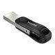 12. SanDisk iXpand GO SDIX60N-256G-GN6NE pendrive (256GB; Lightning, USB 3.0; silver color)