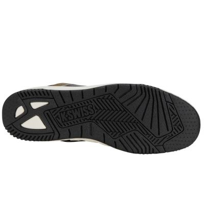 7. K-Swiss Men's Match Pro LTH Leather Sneakers Black/Brown (08905-003-M)