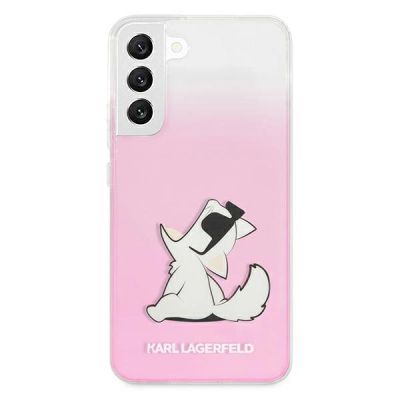 3. Karl Lagerfeld Choupette Eat Case for Samsung Galaxy S22+ - Pink