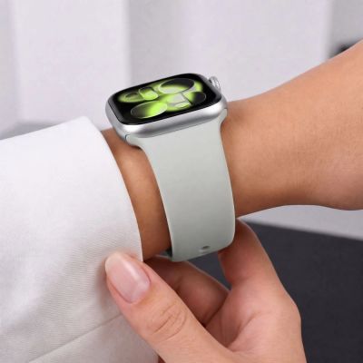 6. Tech-Protect Silicone Strap for Apple Watch 40/41/42 mm - Gray