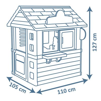 3. Smoby 7600810718 playhouse