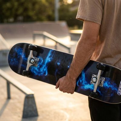 20. LION BEST SPORTING WOODEN SKATEBOARD