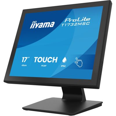 4. iiyama ProLite T1732MSC-B2S computer monitor 43.2 cm (17") 1280 x 1024 px SXGA LED Touchscreen Black
