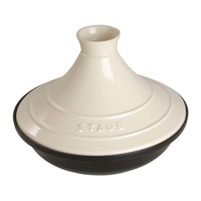 Staub Tajine Dish – 28 cm, Beige-Black