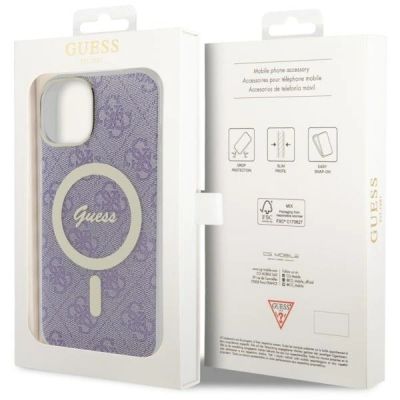 8. Guess 4G MagSafe case for iPhone 14 - purple