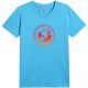2. Women's T-shirt 4F F2718 blue 4FWSS26TTSHF2718 33S