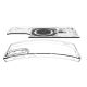 6. Spigen Ultra Hybrid Mag Case with MagSafe for Samsung Galaxy S25 Edge with Print - Transparent