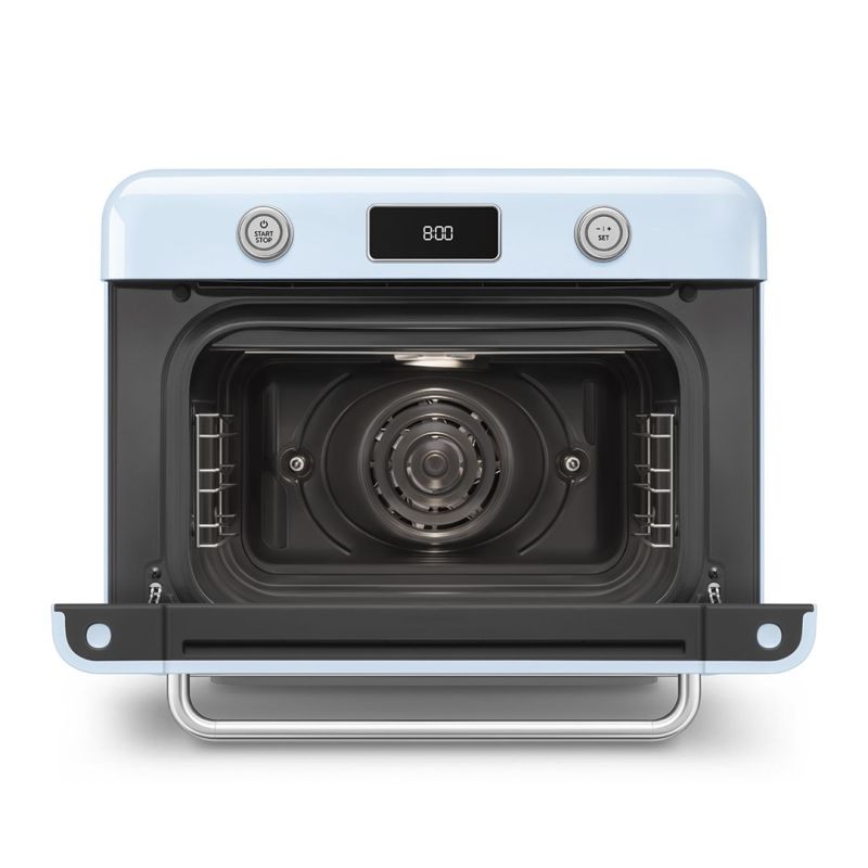 5. Smeg COF01PBEU Small Blue Steam Oven Buttons, Rotary