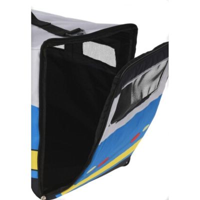 4. PET CARRIER 52X30X32.5CM PET BUS BLUE