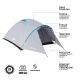 11. NILS CAMP ROCKER NC6013 3-person tent