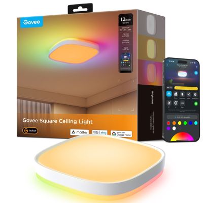 Govee 30cm RGBWW + RGBIC Smart Wi-Fi/Bluetooth Ceiling Light 28W