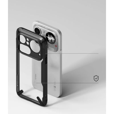 4. Ringke Fusion X case for Nothing Phone 4A Pro - transparent and black