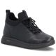 7. Women's leather insulated ankle boots black Remonte Rieker D2V06-35