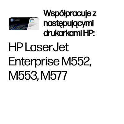7. HP 508A Original LaserJet Cartridge, Cyan