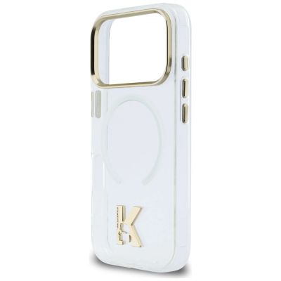 6. Karl Lagerfeld IML K Head Logo MagSafe Case for iPhone 17 Pro - Clear