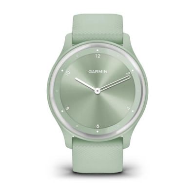 2. Garmin Vivomove Sport 40mm Agave Mint Silicone watch