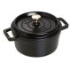 2. Staub Round Cast Iron Pot – Black, 2.2 L