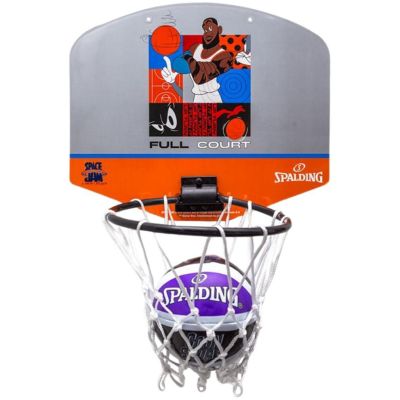 3. Spalding Space Jam Tune Squad Mini Basketball Backboard Gray and Orange 79007Z