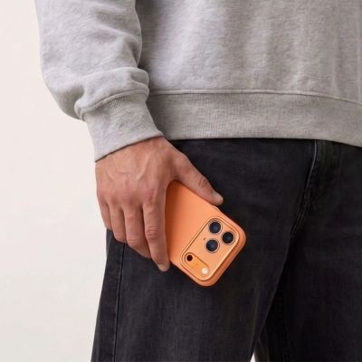 6. Tech-Protect Uniq MagSafe CC case for iPhone 18 Pro / 17 Pro - orange
