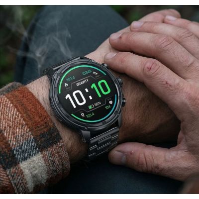 2. Smartwatch Gravity Black Strap + Bracelet GT41-2
