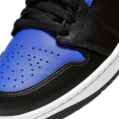8. Air Jordan 1 Mid Royal Basketball Shoes - 554724-077