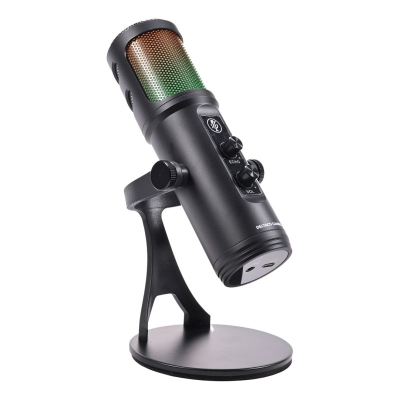 10. Deltaco Gaming GAM-171 microphone Black Podcast microphone