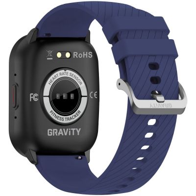 11. Smartwatch Gravity Black Strap + Bracelet GT43-5