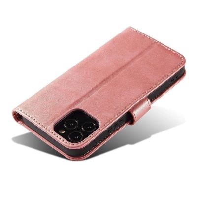5. Magnet Case elegant case cover with a flap and stand function for Samsung Galaxy A03s (166.5) pink