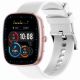 5. GRAVITY GT18-2 Women's Smartwatch Pink Silicone Strap + White Strap