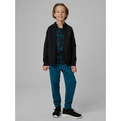 3. Regular sports sweatshirt without hood for boys 4F 4FJRSS26TFSWM0991-20S