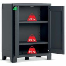 KETER GARDEN CABINET MOBY WATERPROOF 100x80x44cm IT New