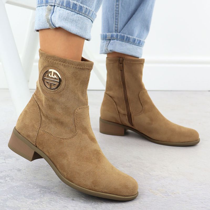 6. Jezzi W 198-28 JEZ432C suede ankle boots