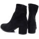 5. Black Sergio Leone BT-55 women's ankle boots with a block heel