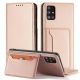4. Magnet Card Case Case for Samsung Galaxy A12 5G Pouch Wallet Card Holder Pink