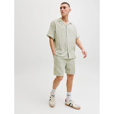 6. Jack&Jones men's striped shorts JPSTJAIDEN COBA STRIPE JOG SHORTS REG SN 12274413 TEA/STRIPES