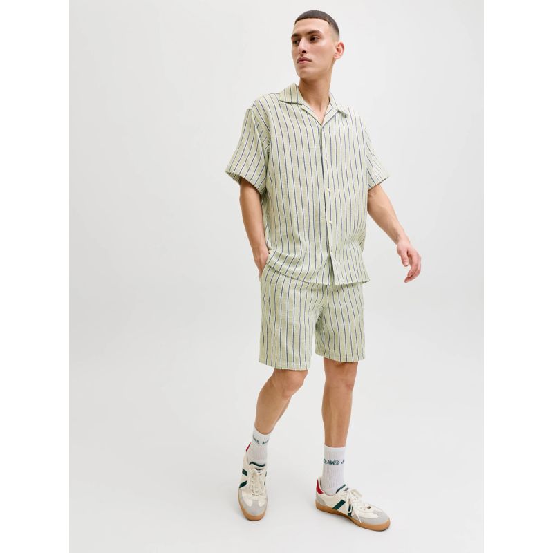 6. Jack&Jones men's striped shorts JPSTJAIDEN COBA STRIPE JOG SHORTS REG SN 12274413 TEA/STRIPES