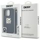 7. DKNY Wrist Strap Stock Logo iPhone 16 Pro Case - Black