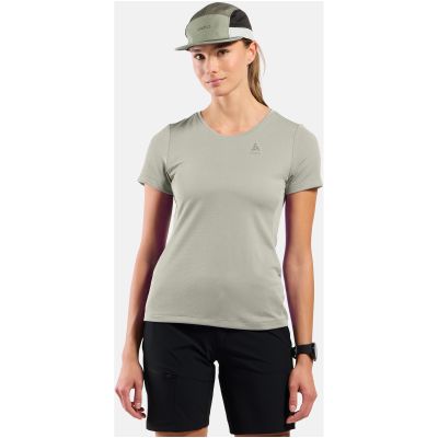 2. Women's Odlo F-DRY Crew Neck T-Shirt, Short Sleeve, Grey