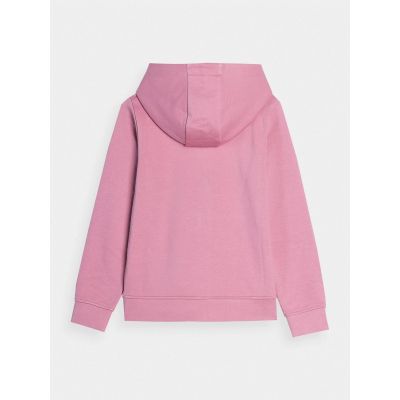 7. Girls' sweatshirt with a hood, 4F Junior