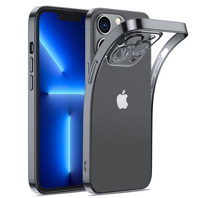 2. Joyroom 14Q Case case for iPhone 14 Plus case cover with metallic frame black (JR-14Q3-black)