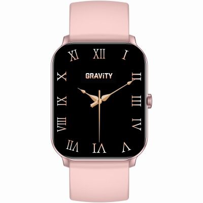 4. Smartwatch Gravity Rose Gold Pink GT36-1