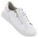 6. Women's white leather sneakers eVento 138