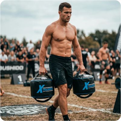17. XBag – Functional training equipment with adjustable weights (1–40 kg)
