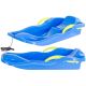 BLUE RACE PLASTIC SLEDS WITH BRAKES