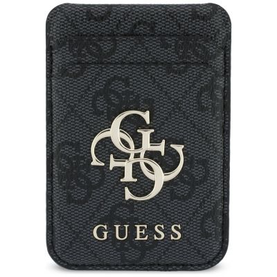 9. Guess 4G Case with MagSafe Wallet for iPhone 18 Pro Max / 17 Pro Max – Black